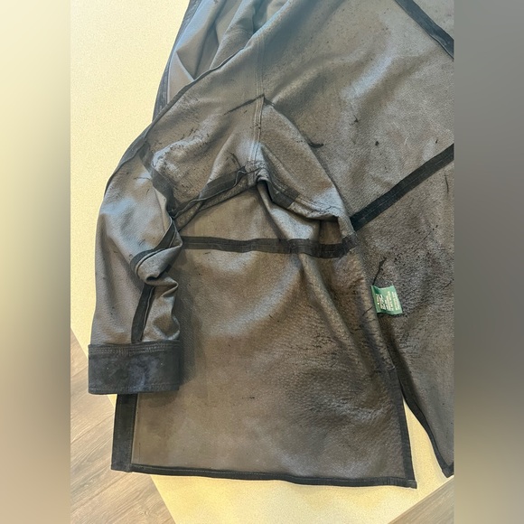 Vintage Ralph Lauren Black Leather Suede Jacket / Shirt 3X Plus Size Shacket - Picture 11 of 16